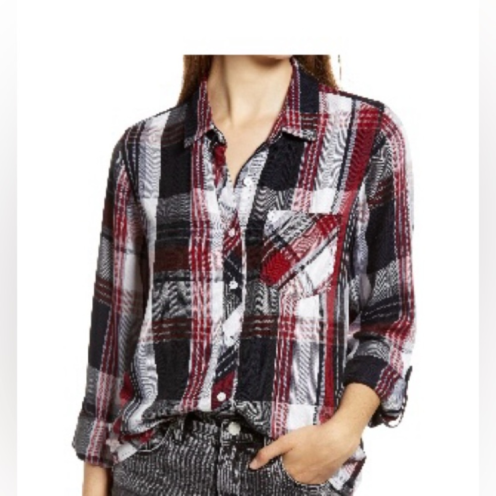 Thread & Supply Ramy Plaid button-Up Shirt